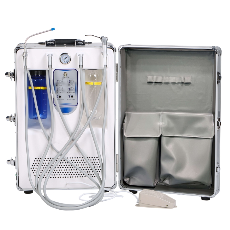 vet 406a portable dental unit aluminum box