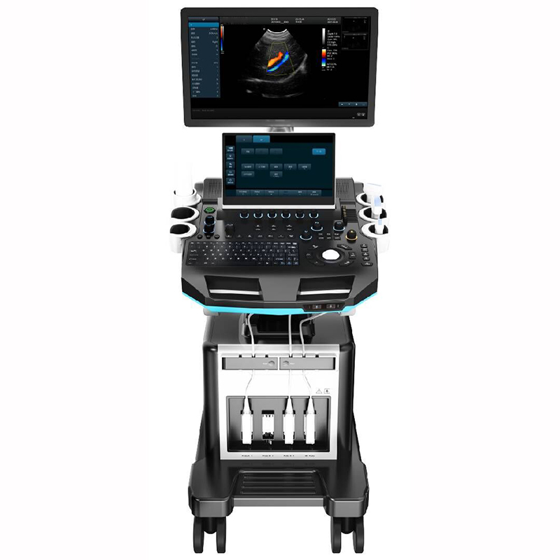 vc 9 trolley veterinary color doppler ultrasound scanner