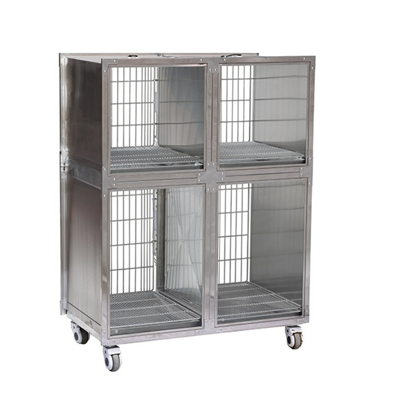 vca 04p stainless steel pet display cage