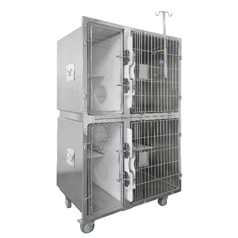 vca sl05 stainless steel luxury cat cage