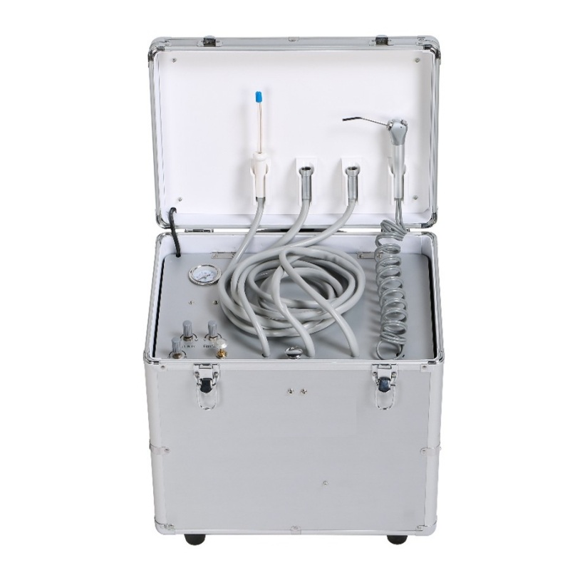 vet 402a portable dental unit aluminum box
