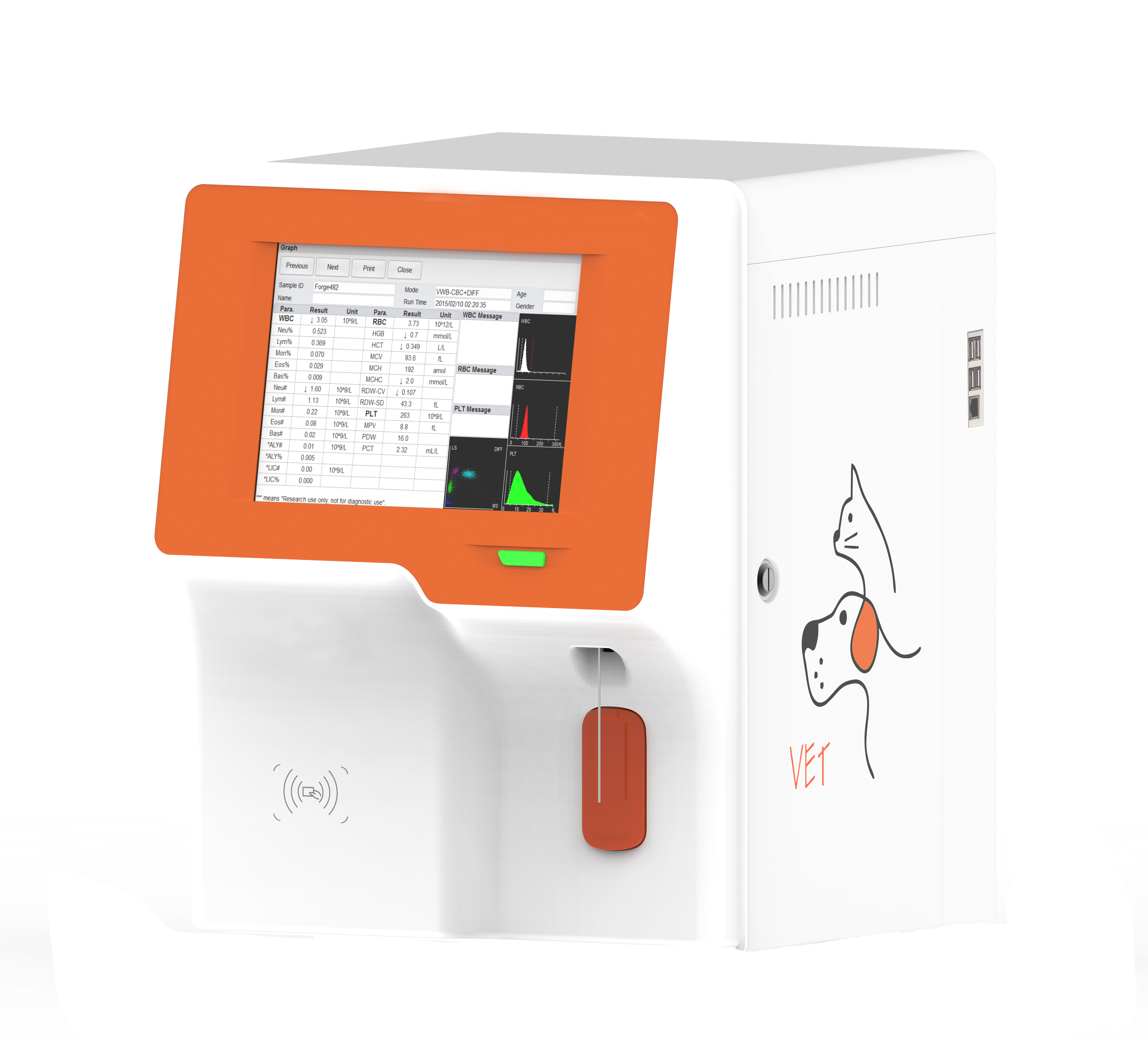vet 8500 veterinary hematology analyzer