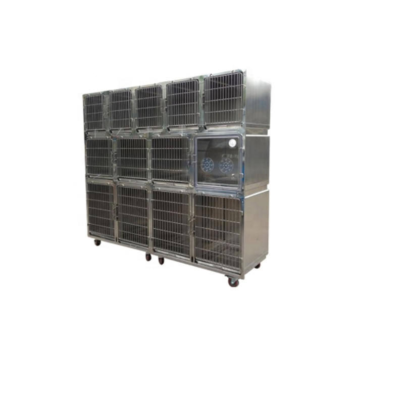 vca 13 stainless steel pet hospital cage