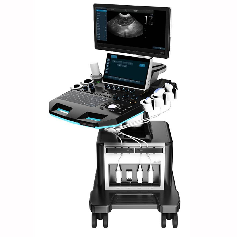 vc 9 trolley veterinary color doppler ultrasound scanner