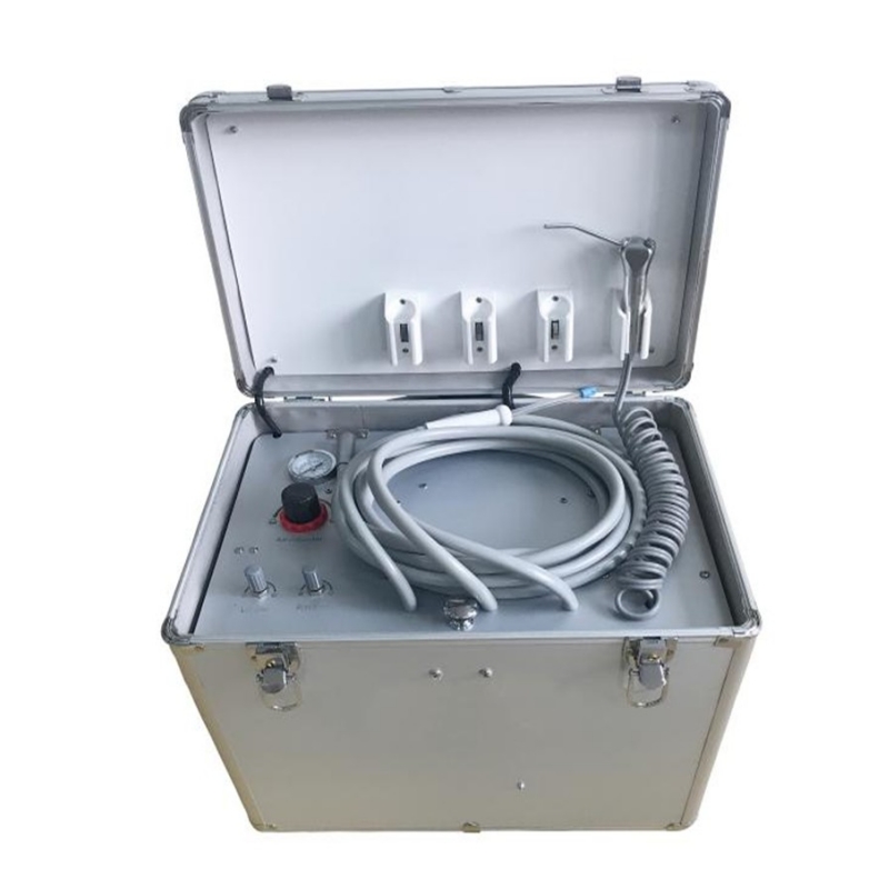 vet 402b portable dental unit aluminum box